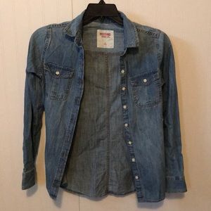 Target chambray shirt.